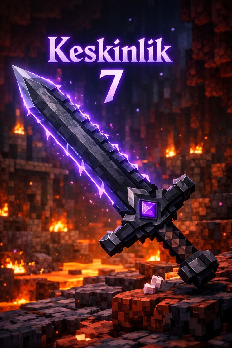 Keskinlik 7 Netherite Kılıç