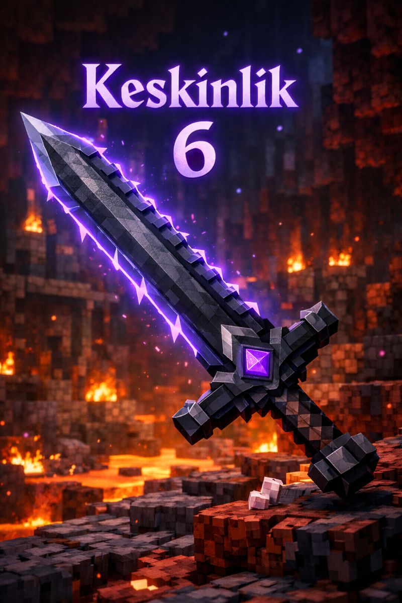 Keskinlik 6 Netherite Kılıç